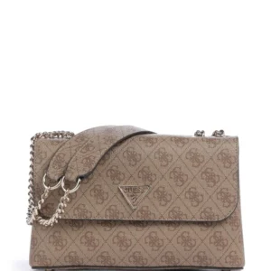 Guess Erica Eco Shoulder bag imitation leather light brown